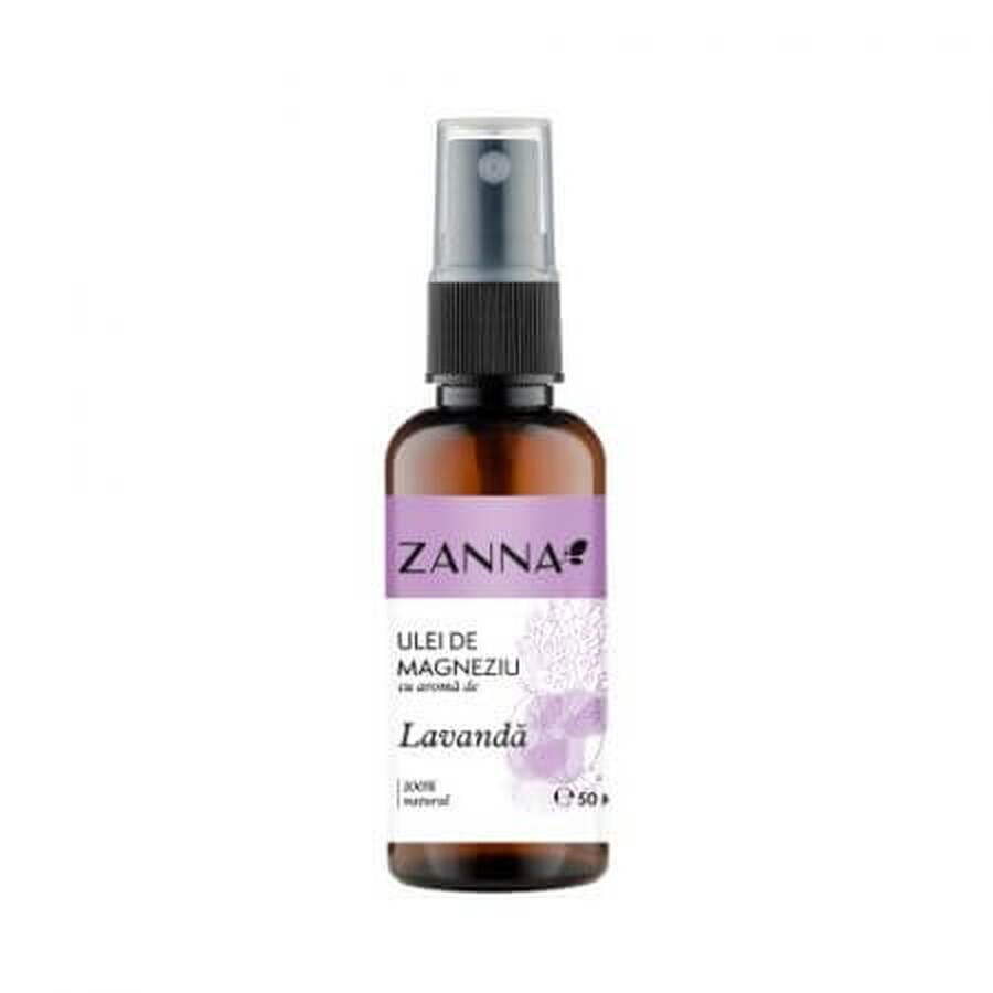 Huile de magnésium à la lavande, 50 ml, Zanna