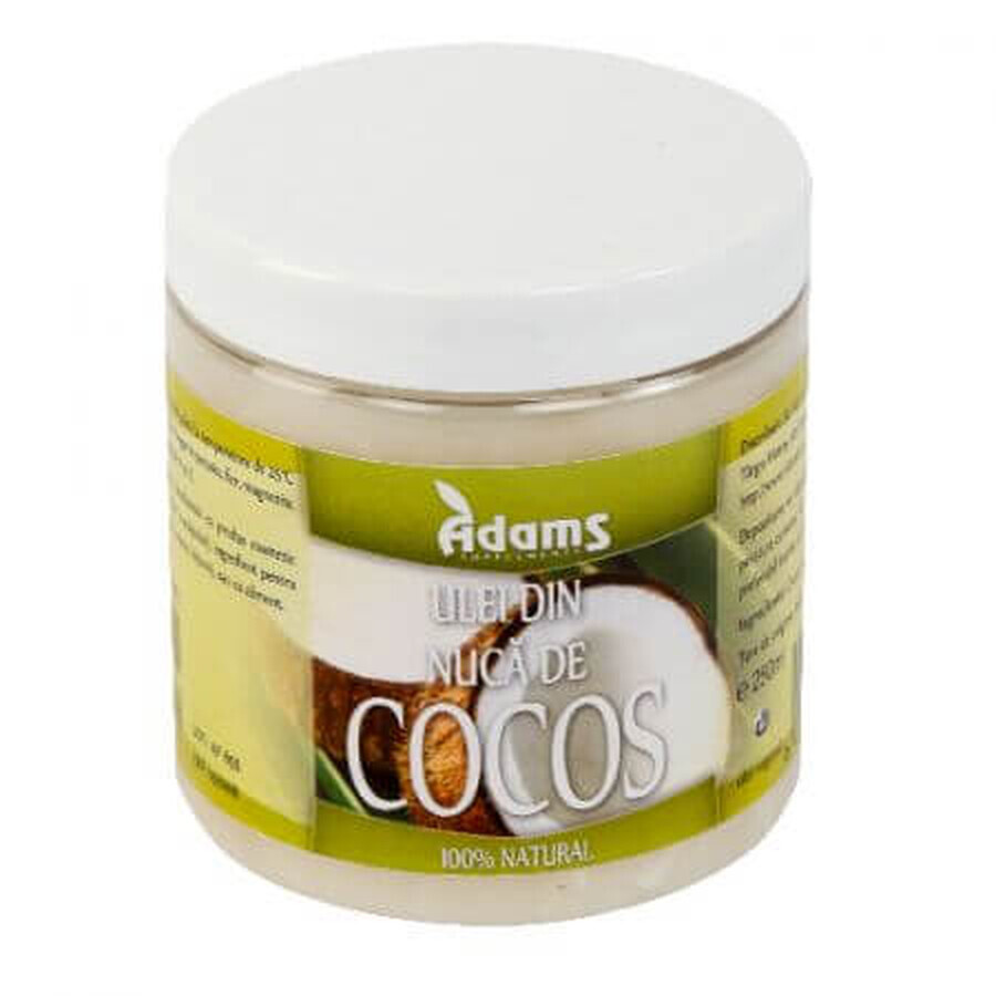 Coconut oil, 250 ml, Adams Vision