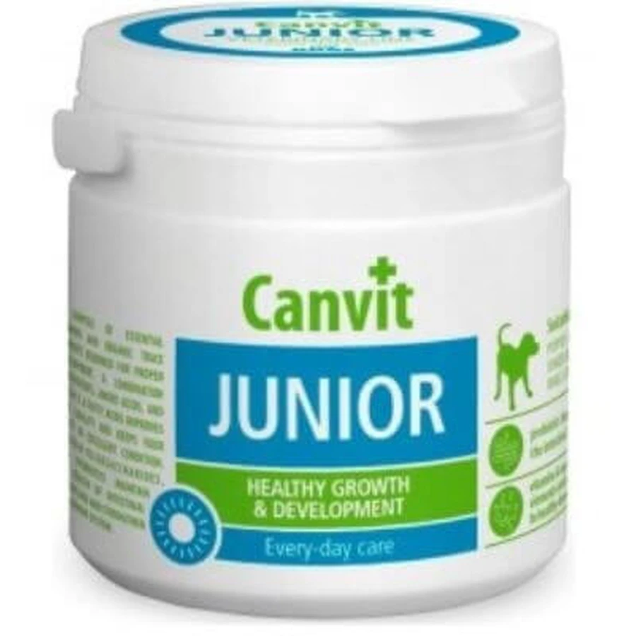 CANVIT Junior Maxi, M-XL, integratore multivitaminico per cani giovani, flacone, 230 g