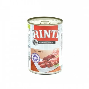 RINTI, XS-XL, Lamsvlees, graanvrije natte hondenvoeding (in eigen sap), 400 g