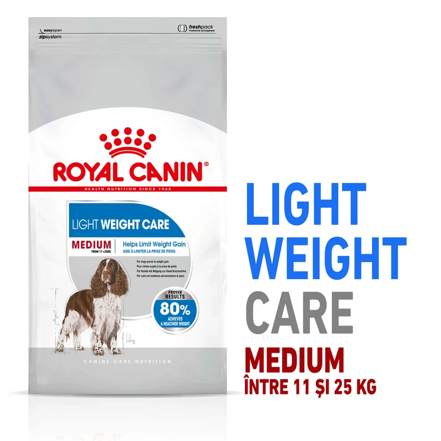 ROYAL CANIN Medium Light Weight Care Adult, croquettes pour chiens adultes, pour le contrôle du poids, 3 kg