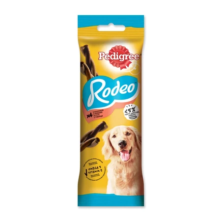 PEDIGREE Rodeo, hondensnoepjes, staafjes, rundvlees, 70 g