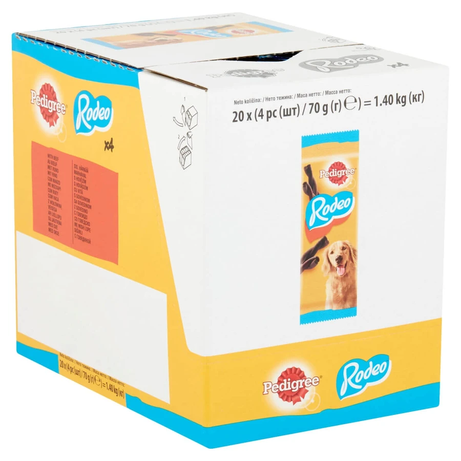 PEDIGREE Rodeo, hondensnoepjes, staafjes, rundvlees, 70 g