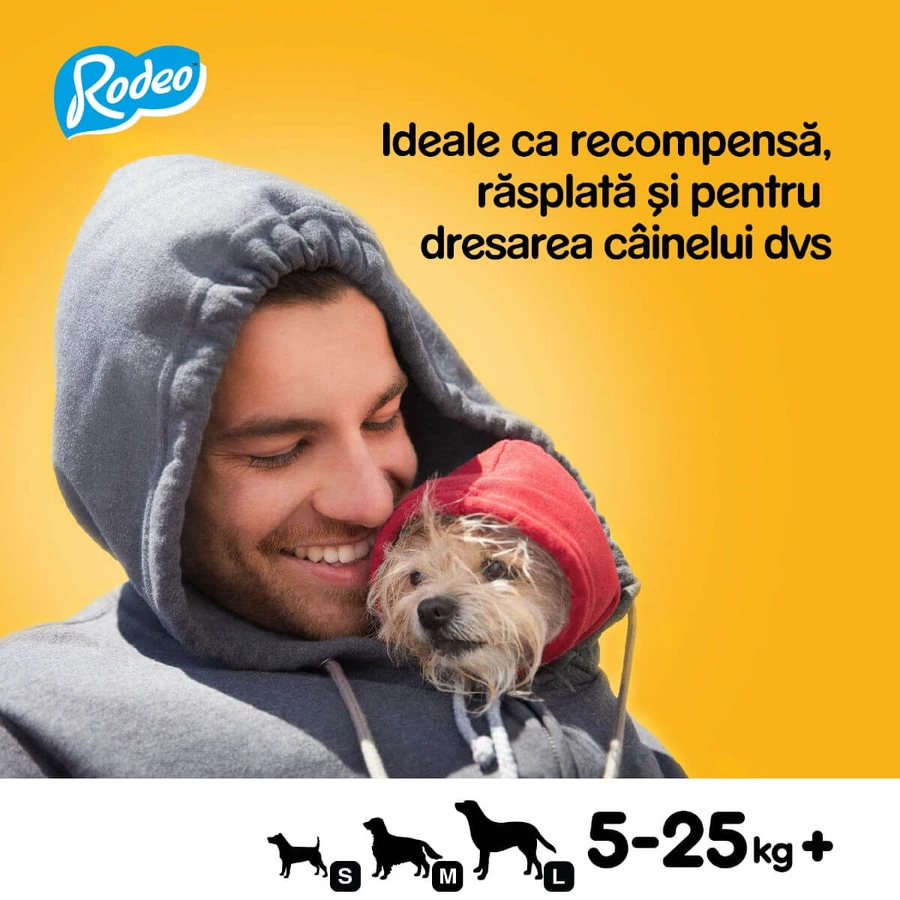 PEDIGREE Rodeo, hondensnoepjes, staafjes, rundvlees, 70 g