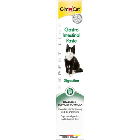 GIMCAT Gastro Intestinal Paste, pâte fonctionnelle pour chats, système digestif, (garniture), 50 g