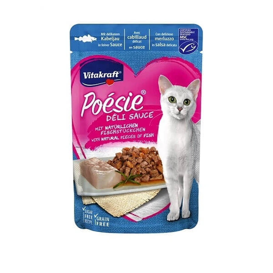 Vitakraft Poesie – woreczek z sosem, 85 g: ceny i cechy