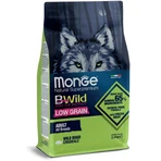 MONGE BWild, XS-XL, Sanglier, Croquettes pour chien à faible teneur en céréales, 2,5 kg