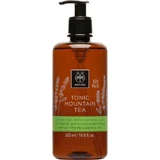 APIVITA  Eco Pack Tonic Mountain Tea douchegel met etherische oliën, douchegel met groene thee en etherische oliën, 500 ml