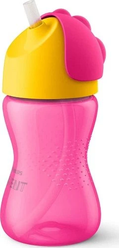 Avent | Drinkbeker met rietje, vanaf 12 maanden, roze, 300 ml, SCF798/02