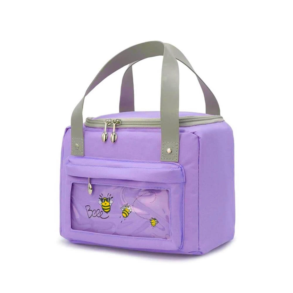 6 liter amberkleurige geïsoleerde lunchtas | Purple Bee