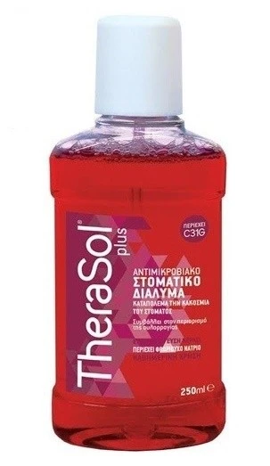 Therasol | Plus Mondwater (Rood) | Mondwater | 250 ml