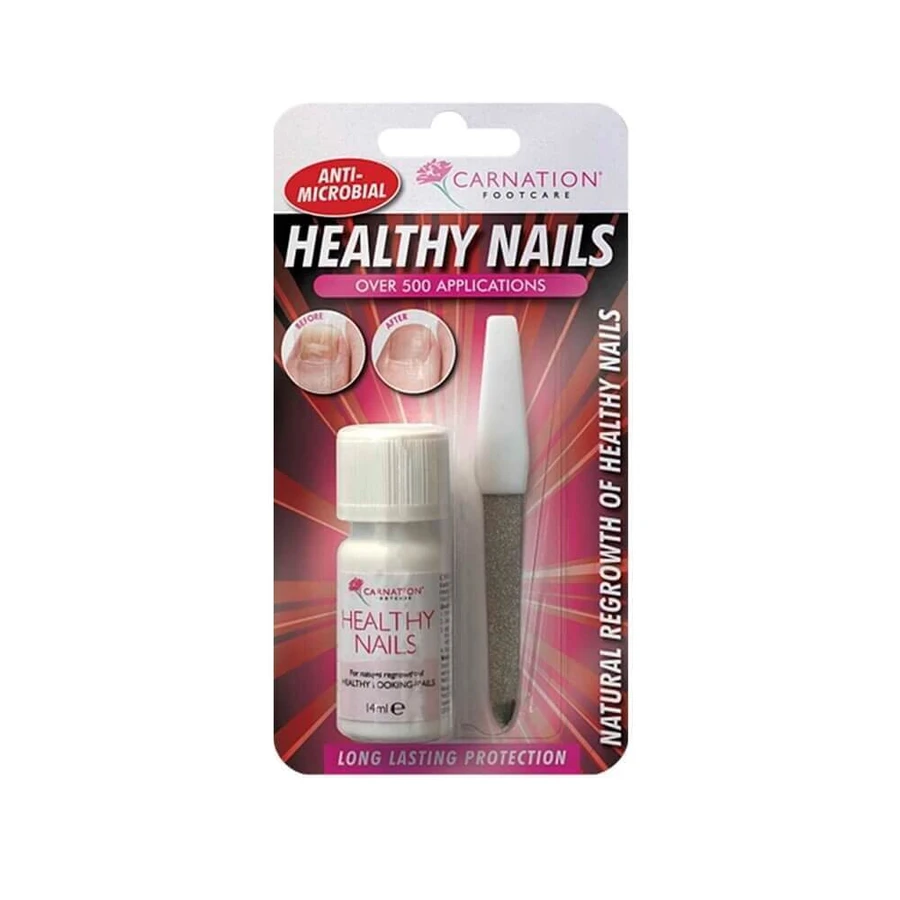 Carnation | Vloeistof voor gezonde nagels ter bescherming en behandeling van nagelmicrobiën &amp; nagelvijl | 14 ml