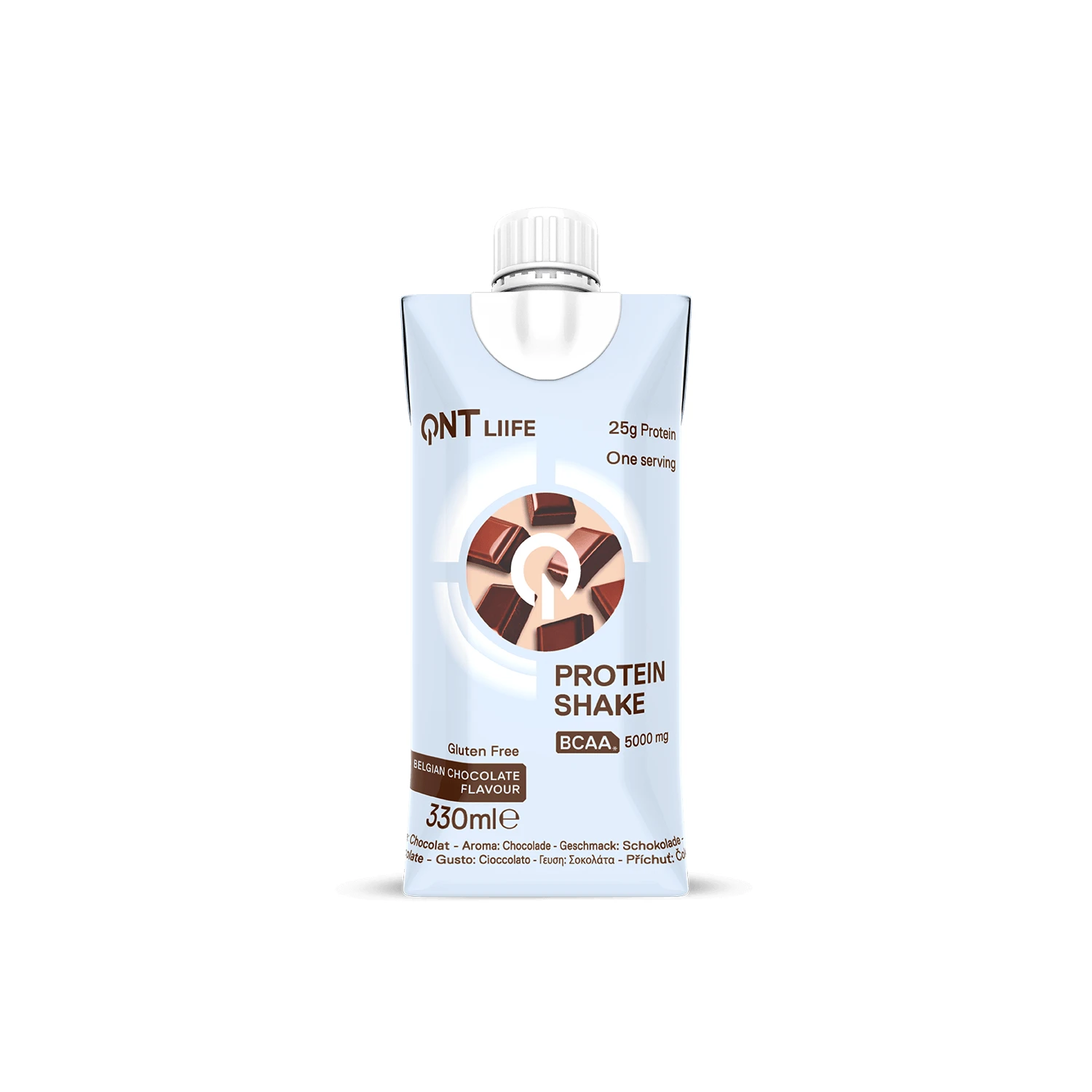 QNT | Eiwitshake met Belgische chocolade | 330 ml