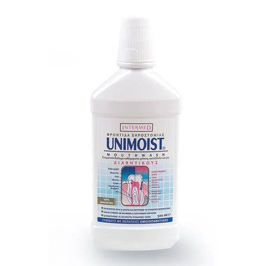 Intermed | Collutorio Unimoist | Collutorio per la cura quotidiana dei denti e delle gengive | 500 ml