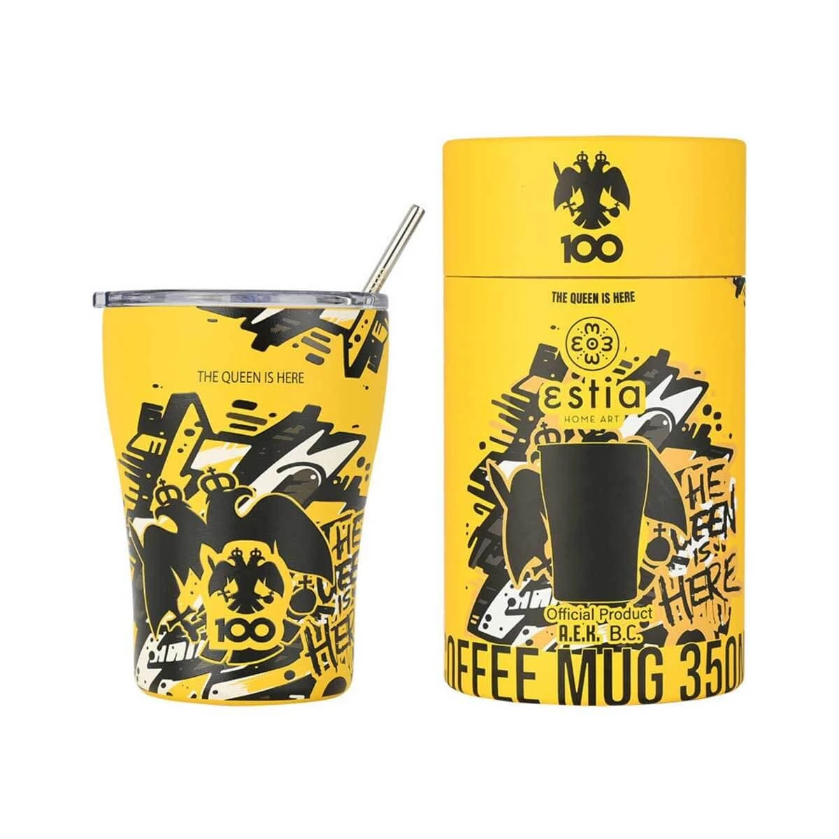 Estia | Thermosbeker  AEK B.C. Edition The Queen Is Here | 350 ml