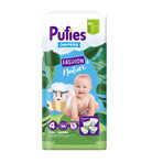 Scutece Pufies Maxi Pack Fashion & Nature, 9-14 kg, 4 Maxi, 54 buc, Pufies