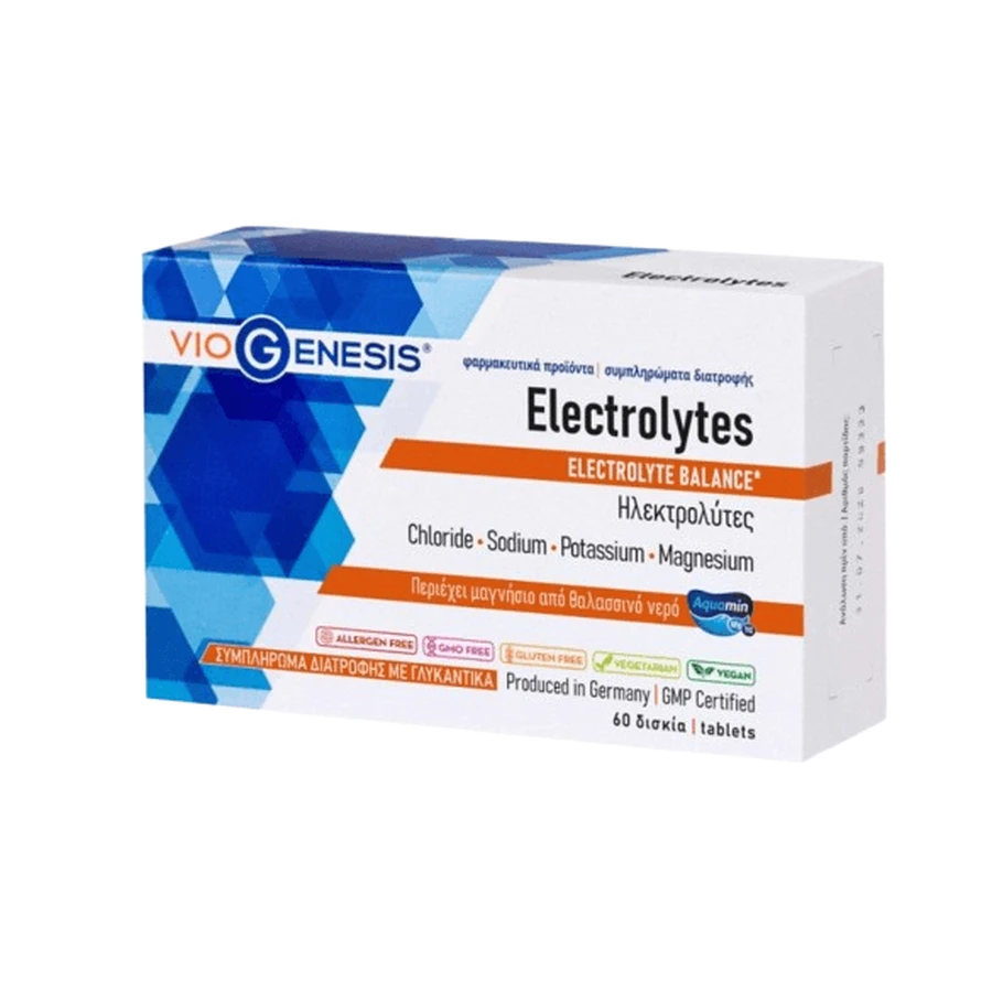 VioGenesis | Integratore alimentare a base di elettroliti | 60 compresse