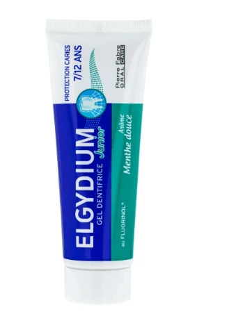 Elgydium | Junior tandpastagel Mild Mind voor kinderen van 7–12 jaar met zoete muntsmaak 1400 PPM | 50 ml