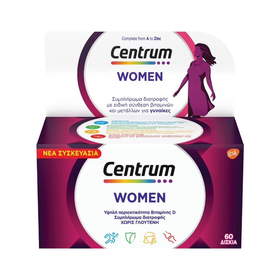 Centrum | Donne | Integratore alimentare studiato appositamente per le donne | 60 compresse
