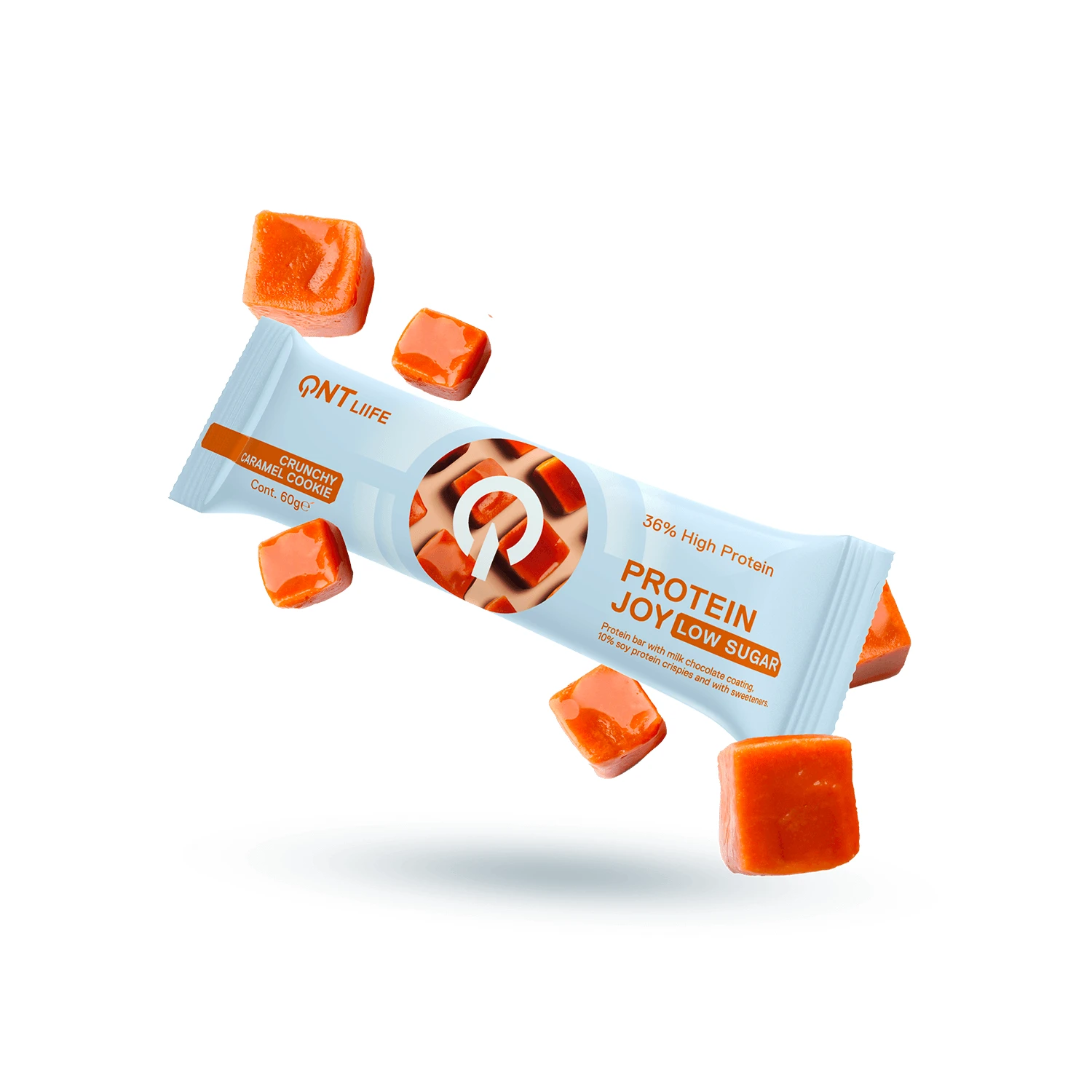 QNT | Joy Bar met 36% eiwit en knapperig karamelkoekje | 60 g