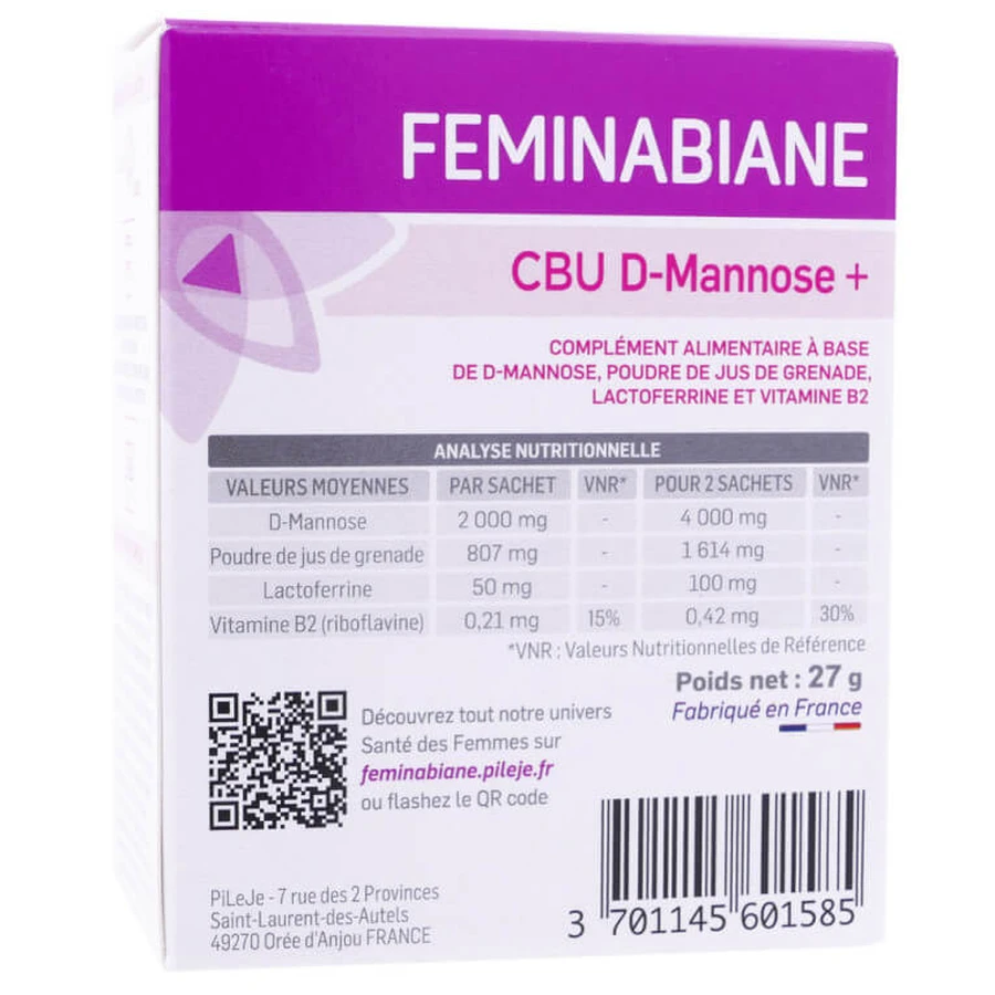 PILEJE FEMINABIANE CBU D-MANNOSIO+ 10 bustine