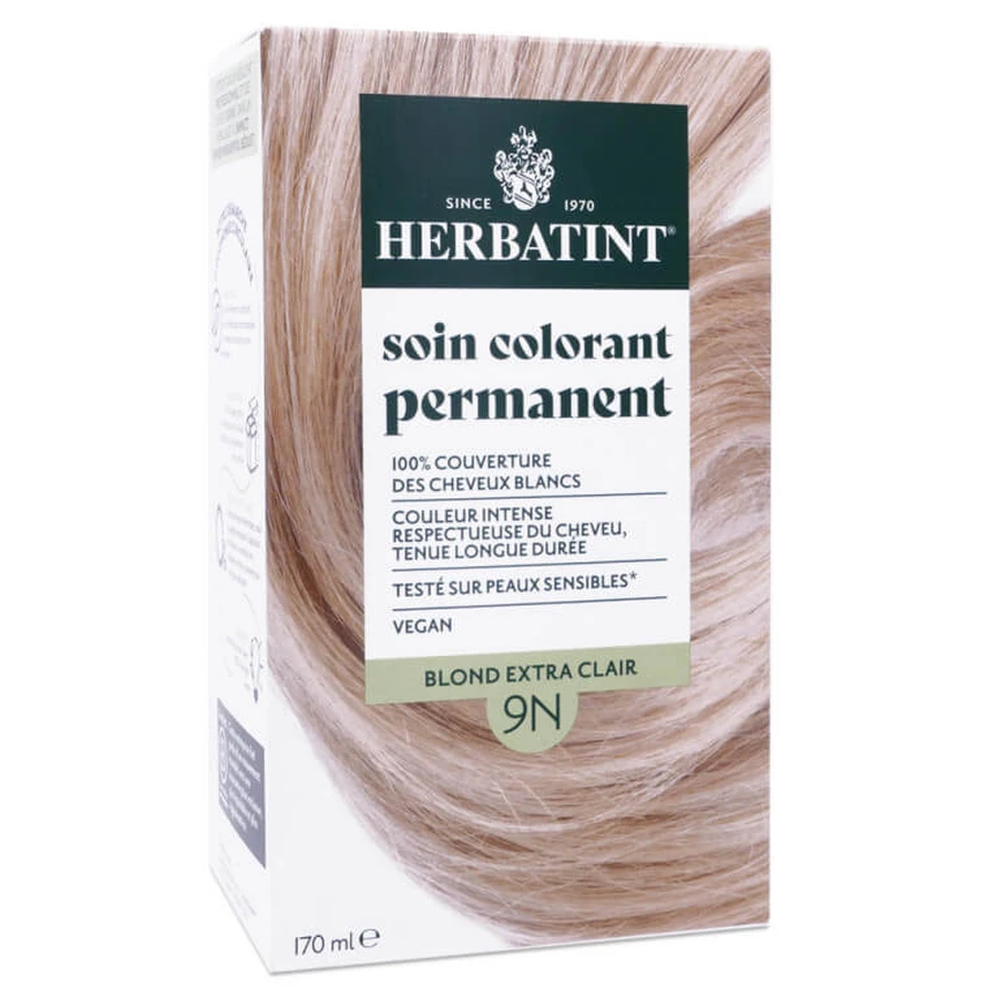 HERBATINT PERMANENT HAIR COLOR EXTRA LIGHT BLONDE 9N 170ML