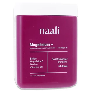 NAALI MAGNESIUM+ FRAMBOOS-GRANADINE 30 PORTIES