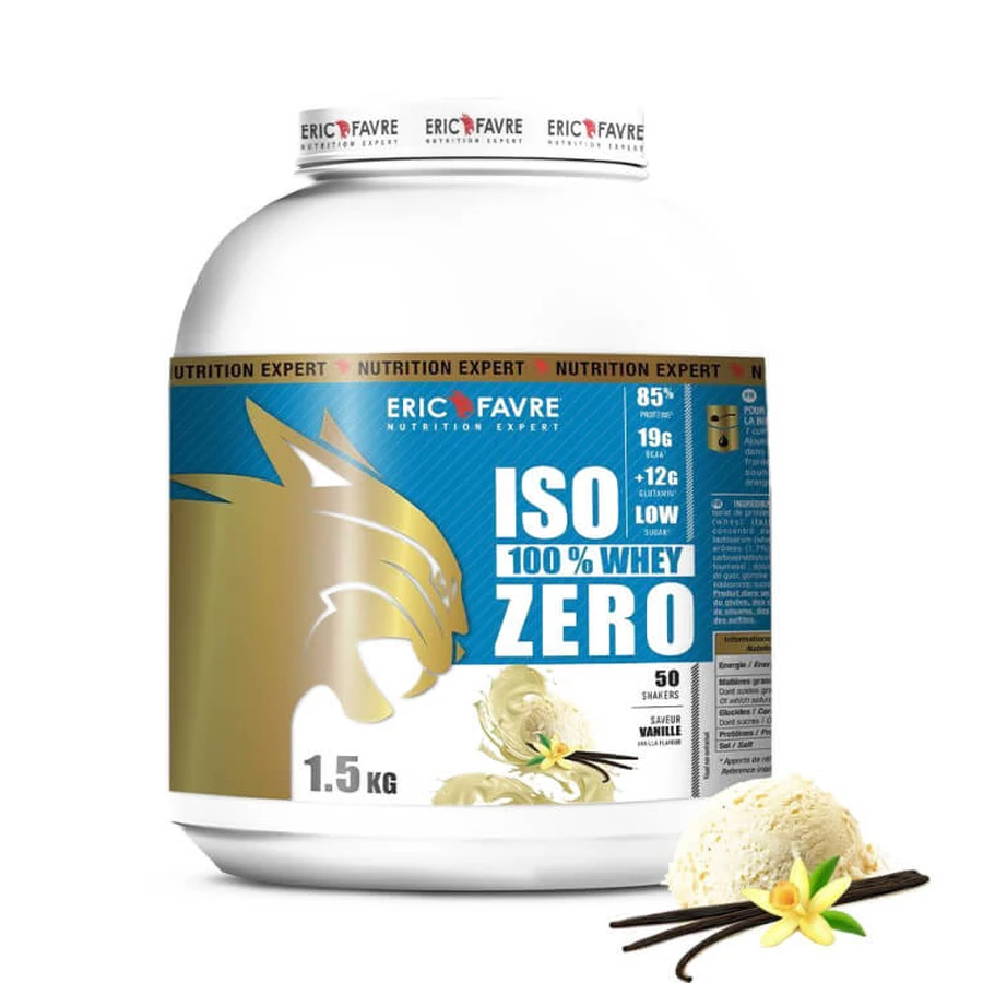 ERIC FAVRE ISO ZERO 100% VANILLA WHEY 1.5KG