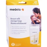 MEDELA BREAST MILK STORAGE BAGS, 180 ML, PACK OF 25