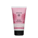 Body cream with rose and pepper essence oil, 150 ml, Apivita