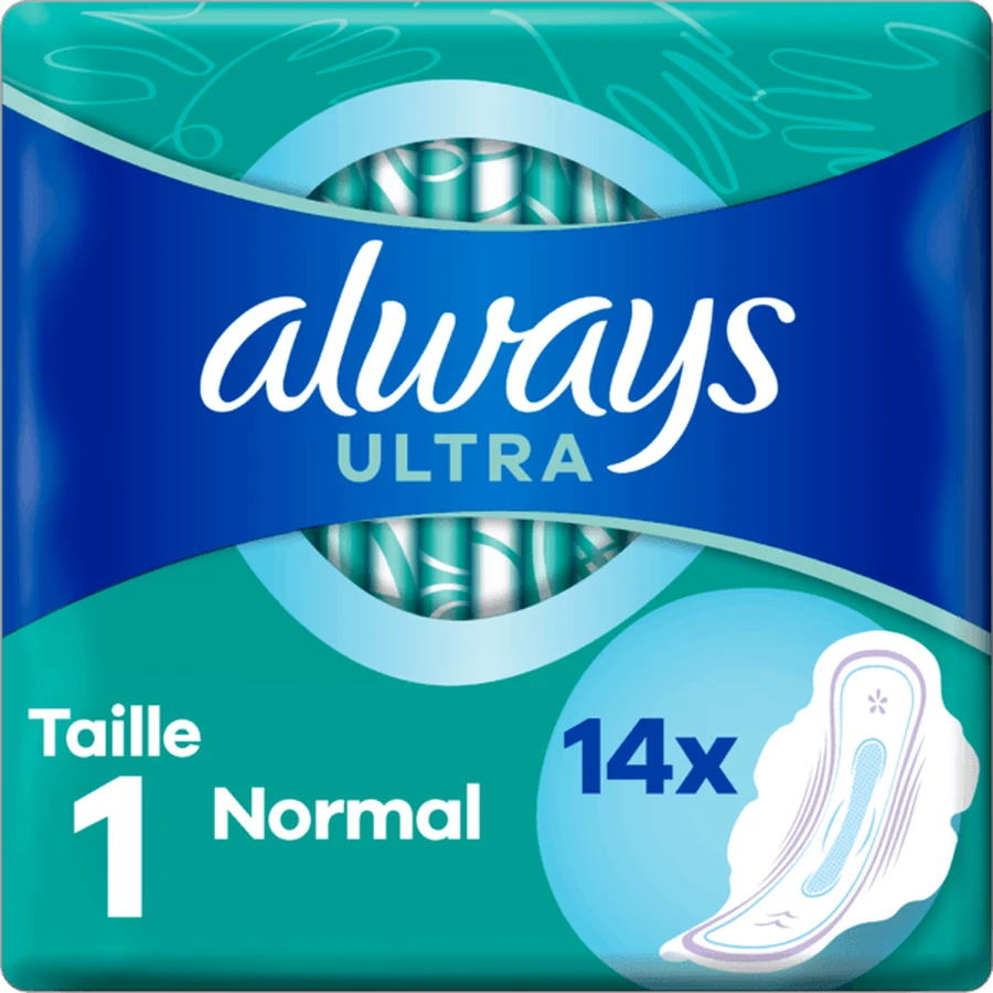 ALWAYS ULTRA 14 COMPRESAS, NORMAL 1