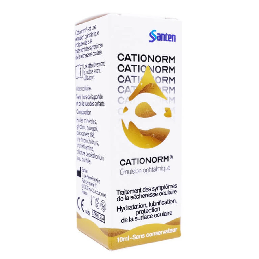 CATIONORM OOGEMULSIE VOOR DROGE OGEN 10 ML