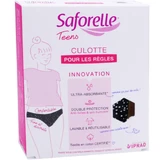 SAFORELLE INNOVATION-SLIPS, GRÖSSE 14, SCHWARZ UND WEISS