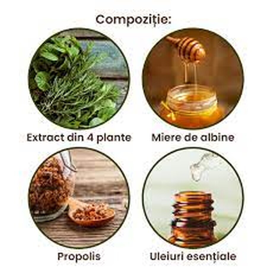 Sirop de Catina au miel et à la propolis, 200 ml, Faunus Plant