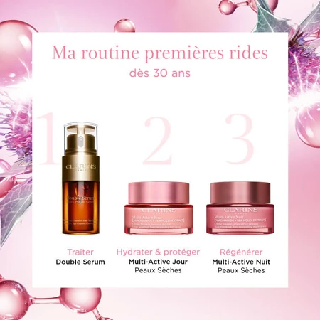 CLARINS CREMA LISCIAVANTE NOTTURNA MULTI ACTIVE 50 ML PER PELLE SECCA