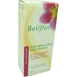 BELIFLOR HAIR COLOR 12 LIGHT AUBURN BROWN 120ML