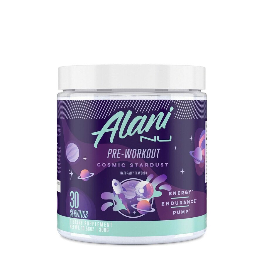 Alani Nu Pre-Entrenamiento Con Sabor A Polvo De Estrellas Cósmico, 300 G