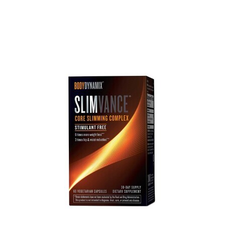 Bodydynamix Slimvance Core Afslank Complex Stimulantvrije Gewichtsbeheersingsformule, 60 Cps