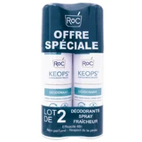 ROC KEOPS FRESHNESS DEODORANTSPRAY, VERPAKKING VAN 2 X 100 ML