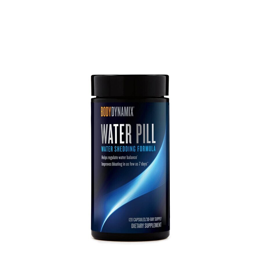 Bodydynamix Waterpil, Formule voor het verminderen van vochtretentie, 120 Cps