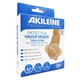 AKILEINE HALLUX VALGUS-BESCHERMER MET DRIEVOUDIGE WERKING, MAAT L, 2 STUKS
