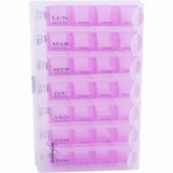 MEMODOSE PILL ORGANIZER, PINK, MONDAY THROUGH SUNDAY