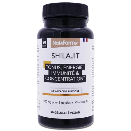 NAT & FORM SHILAJIT 90 CAPSULES
