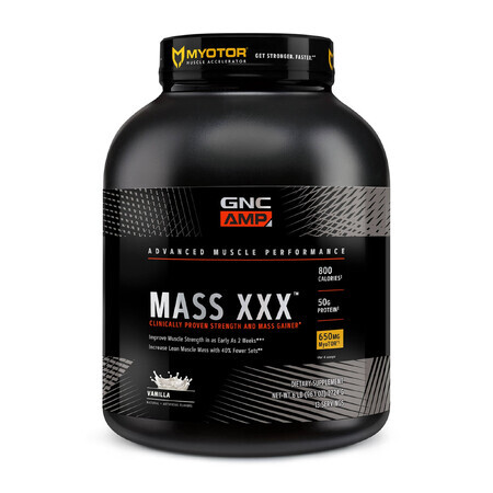 Gnc Amp Mass Xxx, guadagno proteico al gusto di vaniglia, 2724 G