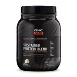 Gnc Amp Sustained Protein Blend, Eiwitmengsel, Vanille milkshake smaak, 924 G