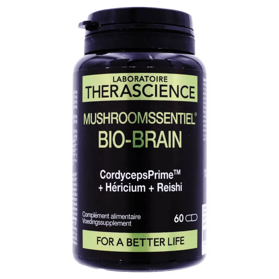 THERASCIENCE MUSHROOMSSENTIEL ORGANIC BRAIN 60 KAPSUŁEK: ceny i cechy