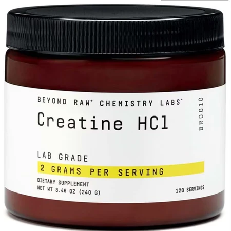 Gnc Beyond Raw Chemistry Labs Kreatin Hcl, Kreatin Hcl, ohne Geschmack, 240 G