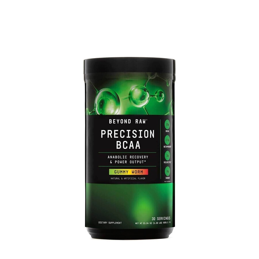 Gnc Beyond Raw Precision Bcaa, aminoacidi aromatizzati alla gelatina, 605,1 G