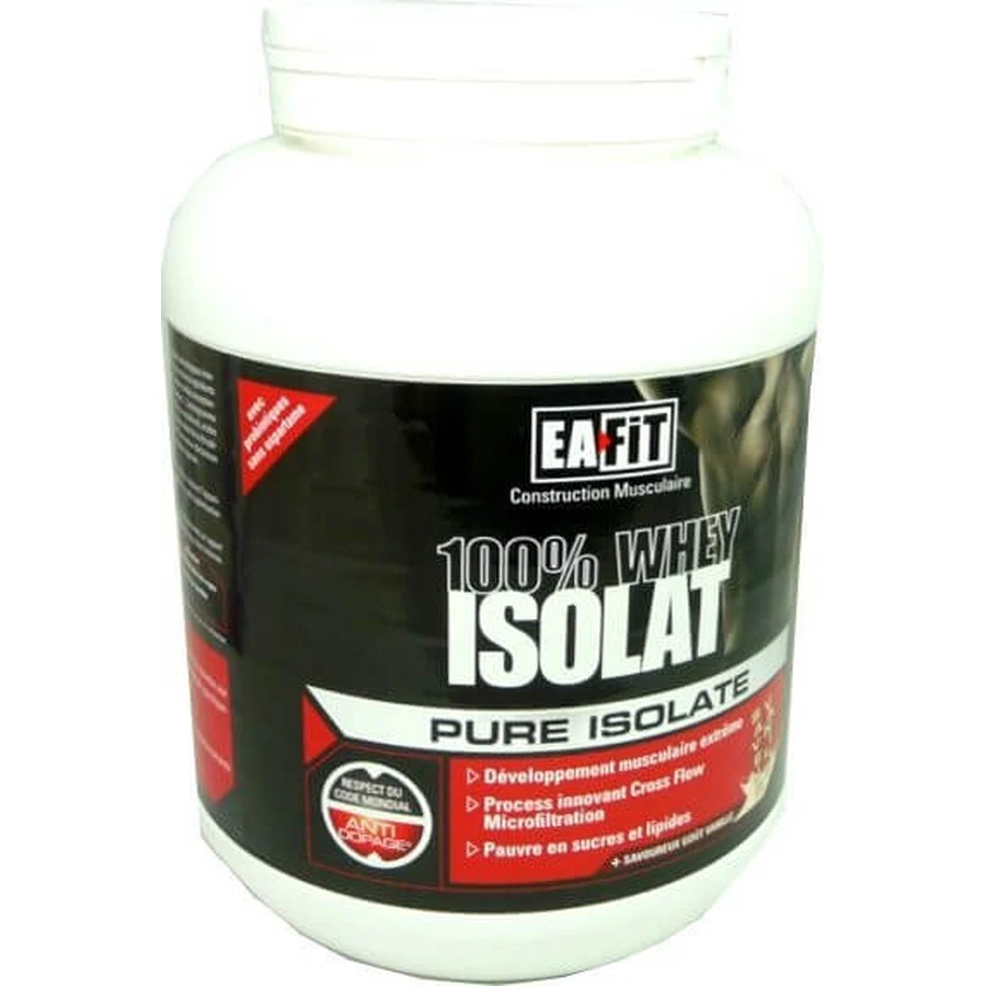 EAFIT 100 % Molkenisolat PURE ISOLATE Vanille 750 g
