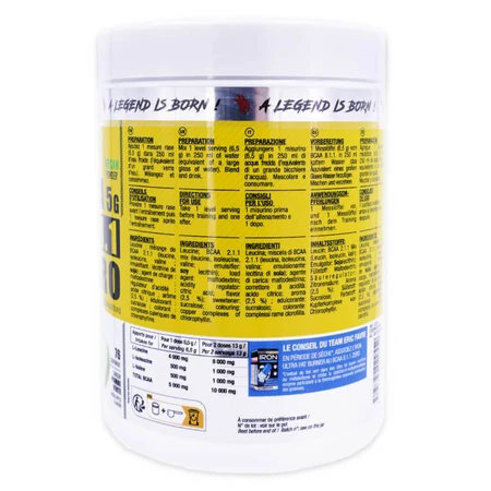 ERIC FAVRE BCAA 8.1.1 ZERO GROENE APPEL 500 G